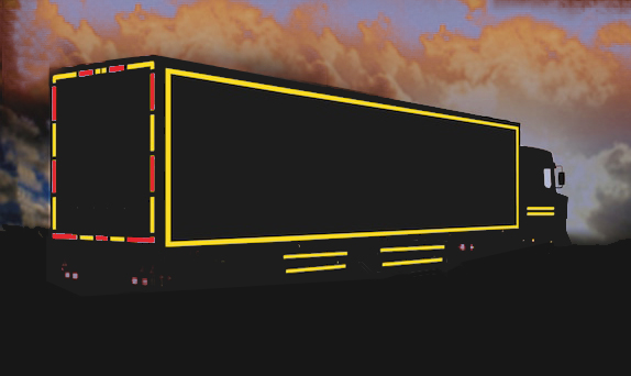 perimeter contour reflective conspicuity